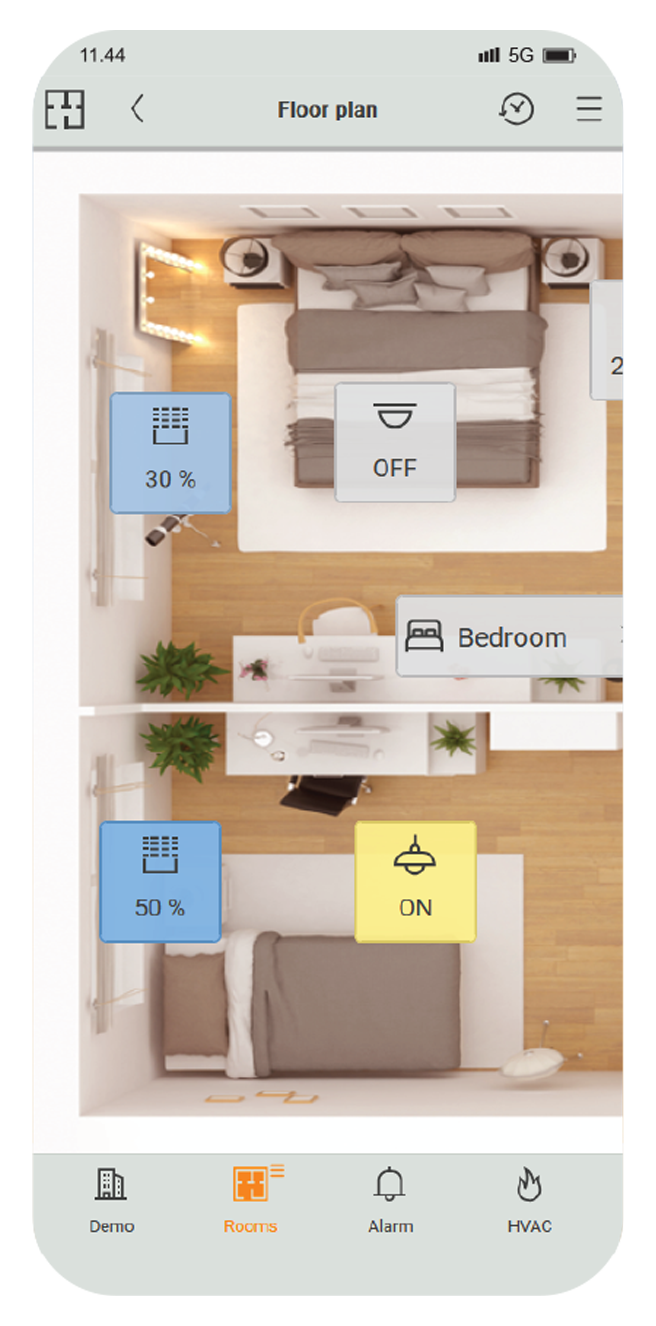 Smart home floor plan
